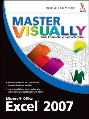 cover image of Master VISUALLY Excel 2007